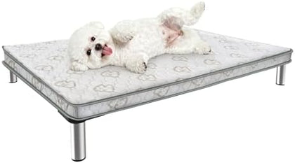 Chew-Proof Elevated Dog Bed - XL Black 56"