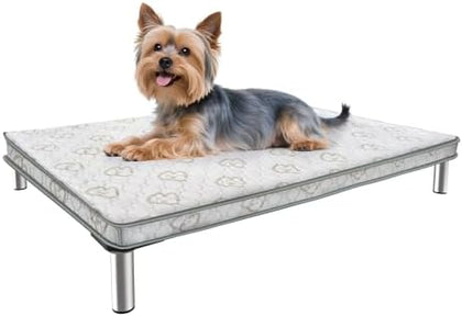 Chew-Proof Elevated Dog Bed - XL Black 56"
