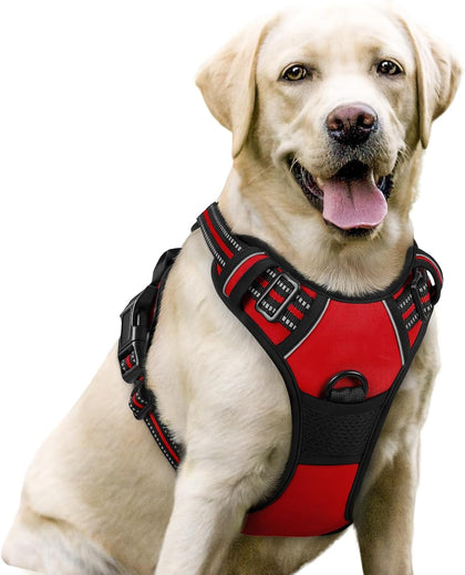 No-Pull Reflective Dog Harness