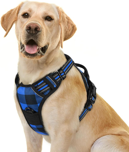 No-Pull Reflective Dog Harness